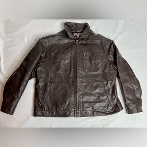 Men’s Duluth Trading Co. 100% Leather Jacket